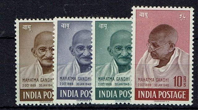 Image of India SG 305/8 FU British Commonwealth Stamp